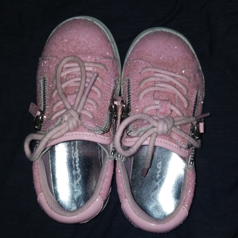 Nina Pink Glitter Sneakers Toddler 9